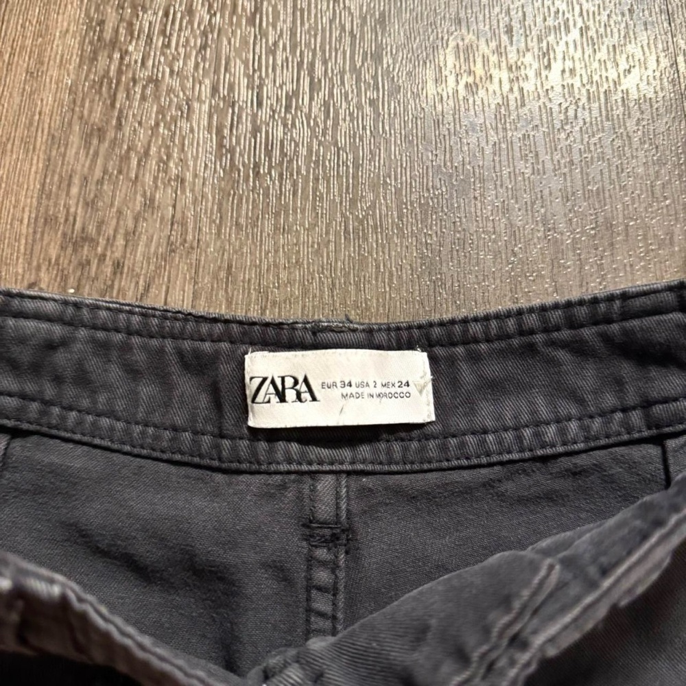 Zara Grey Cargo Pants - Picture 4 of 4
